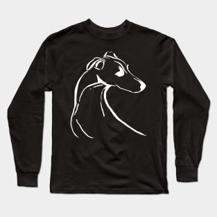 Greyhound White Long Sleeve T-Shirt